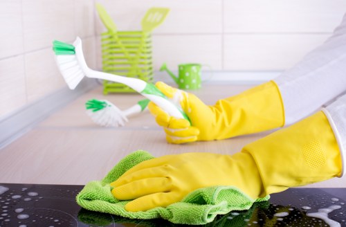 Commercial cleaning company in Roehampton maintaining an office space
