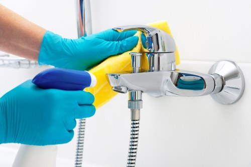 Professional upholstery cleaning in a Roehampton living room