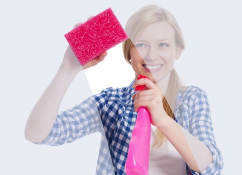 Detailed office cleaning in Roehampton focused on shared workstations and equipment