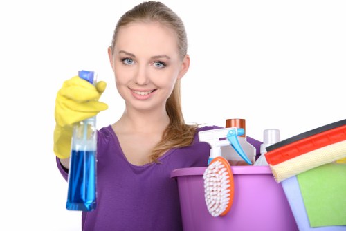 Clean and hygienic office washroom in Roehampton maintained as part of office cleaning