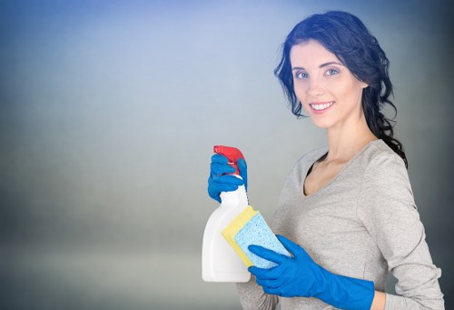 Local Roehampton cleaning service team preparing a property clean